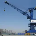 Одностреловой портальный кран